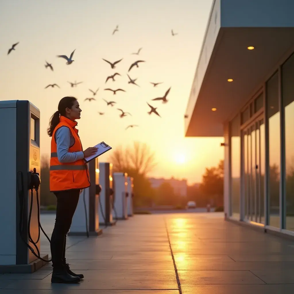 Modern office environment